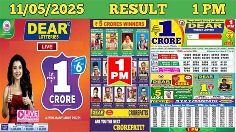 dear lottery live result today.